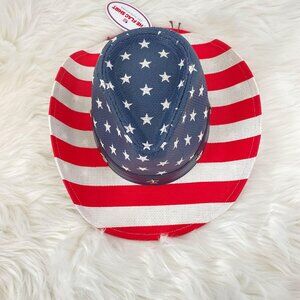 American Flag Cowboy Paper Hat